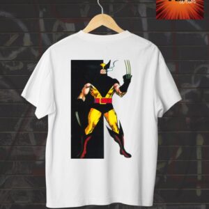 Polera Blanca Wolverine 1980