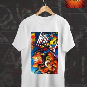 Polera Wolverine vs Lionidas 1990